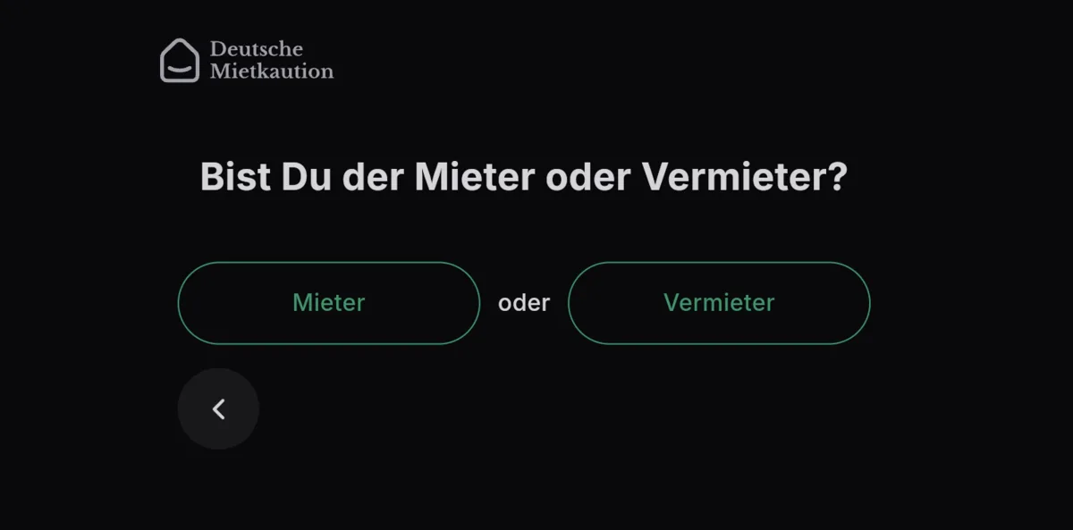 Deutsche Mietkaution: Frage „Bist Du der Mieter oder Vermieter?“