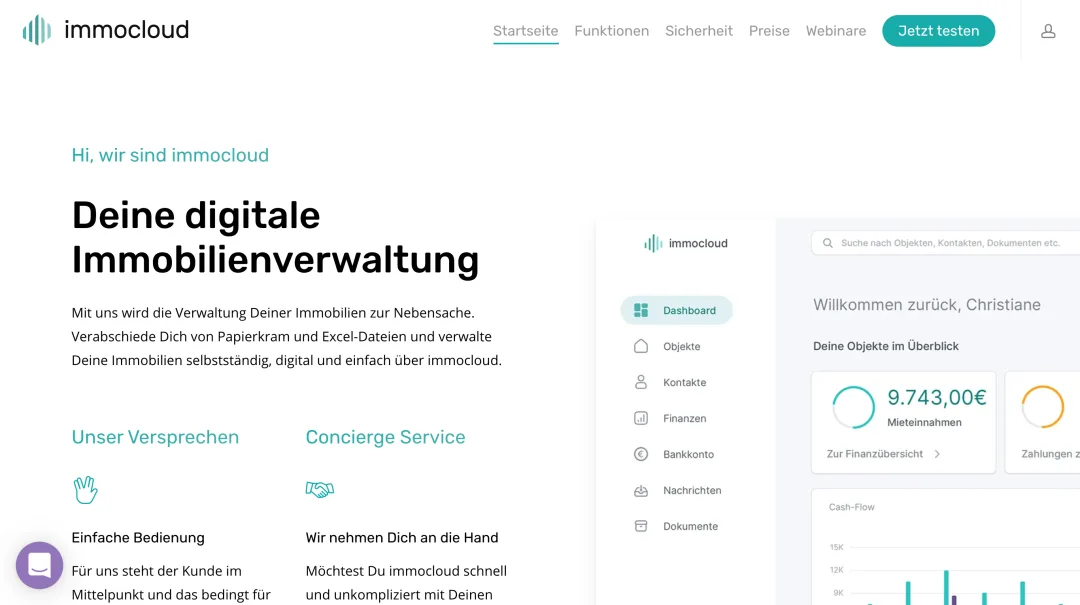 Immocloud Hausverwaltungssoftware