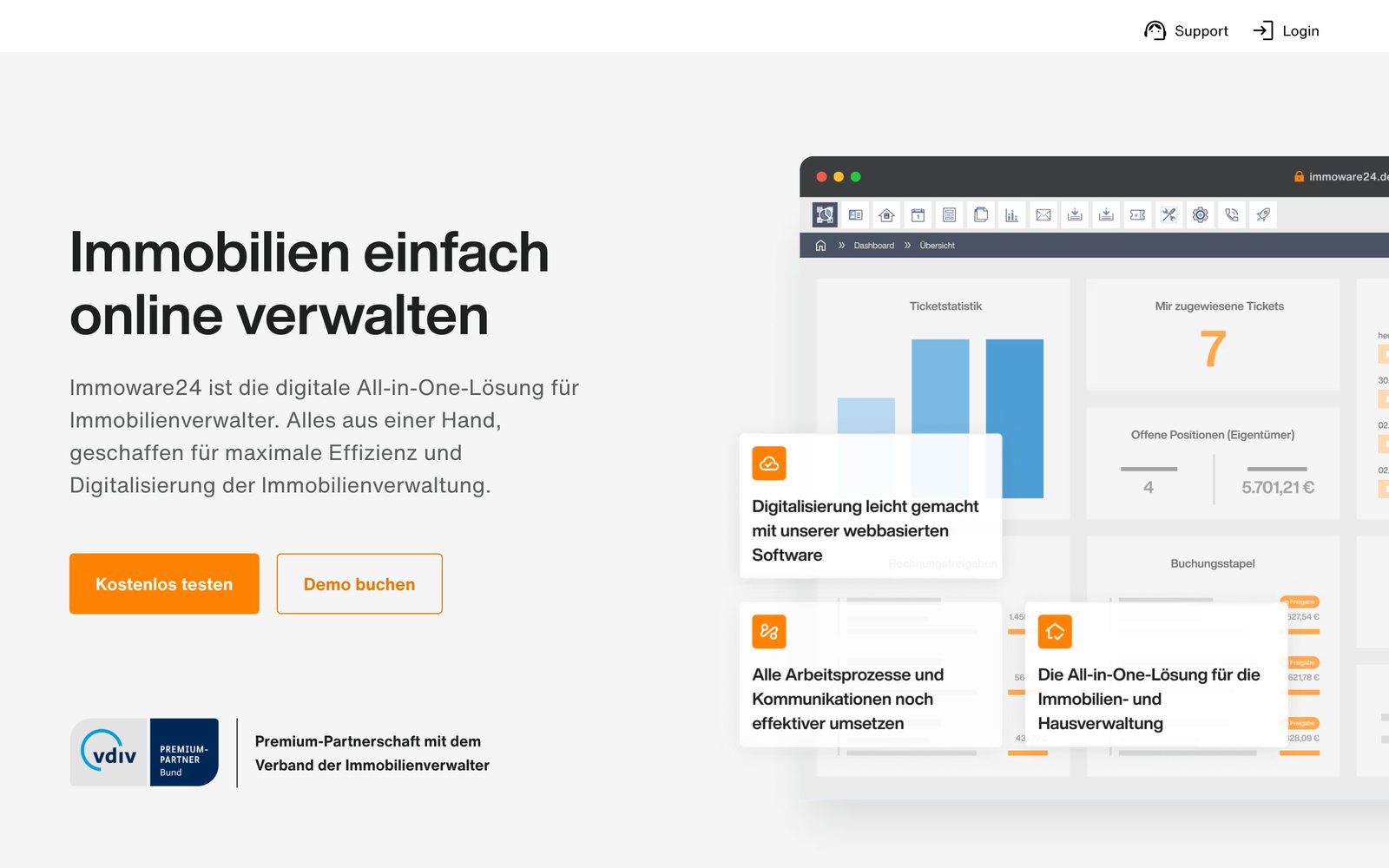 Immoware24: All-in-One-Lösung für die Immobilienverwaltung
